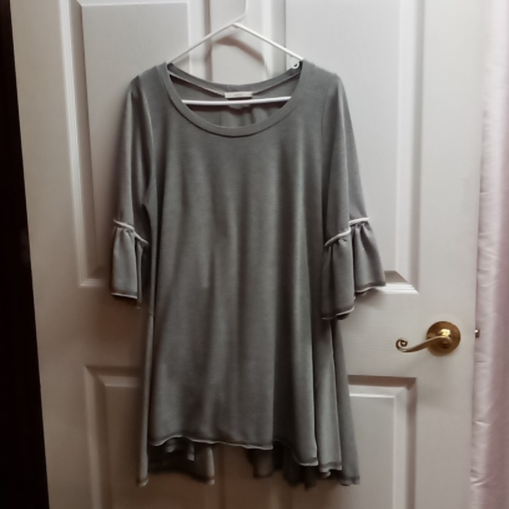 Gray blouse
